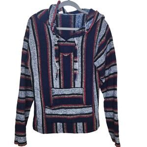 El Paso Saddle Blanket Co hooded pullover size large